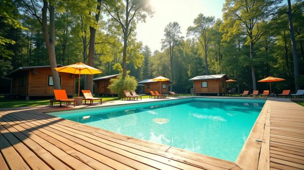 Couvrir la piscine d'un camping : solutions d'abri pour exploitants